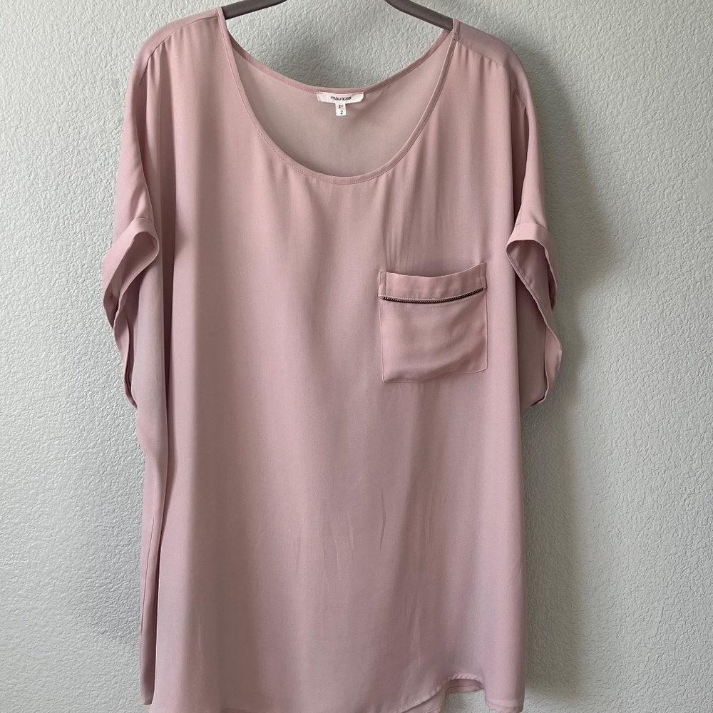 Maurices Pocket Front Shirt - Plus Size 2